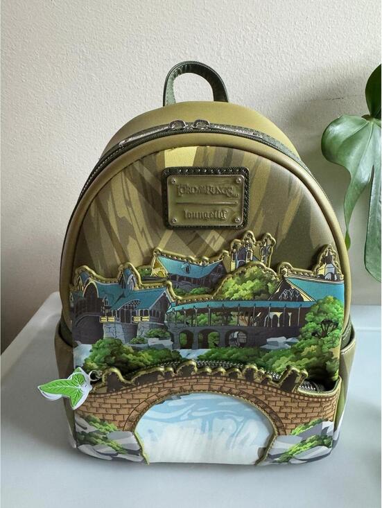 Loungefly Handbags - Loungefly Lord of the Rings Rivendell Mini Backpack RARE!